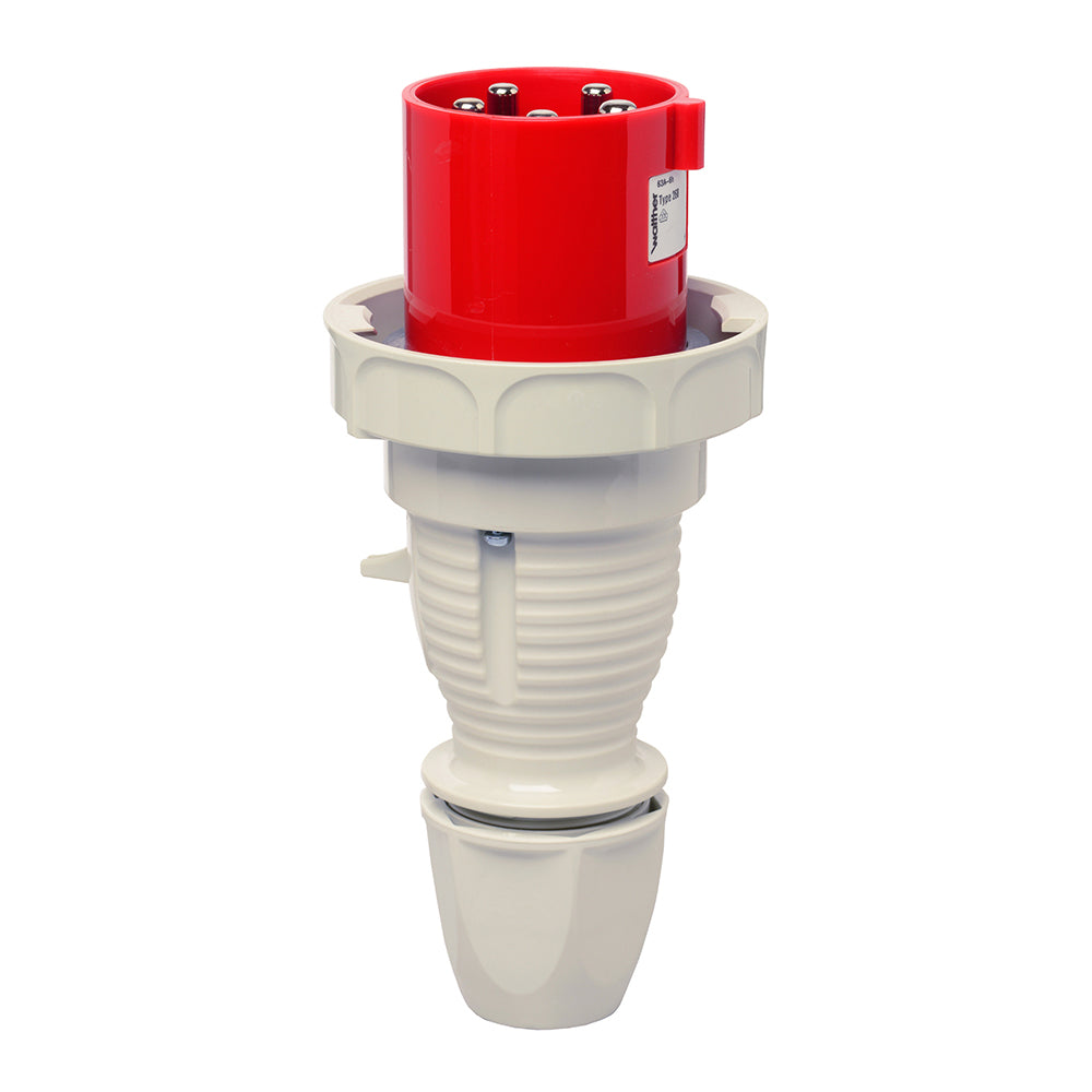 WALTHER WERKE Wasserdichter Stecker 63A 5P 6h mit außenliegender Kabelverschraubung Weiteres Produktbild WALTHER WERKE Wasserdichter Stecker 63A 5P 6h mit außenliegender Kabelverschraubung Weiteres Produktbild